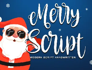 Merry Script-Personal use font