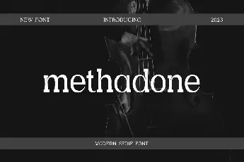 methadone font