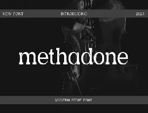 methadone font