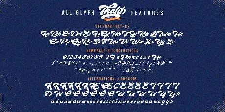 Thalib font