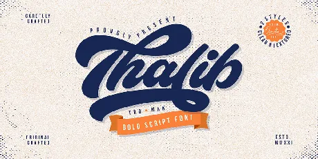 Thalib font