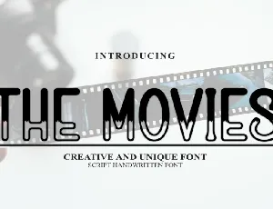 The Movies Display font