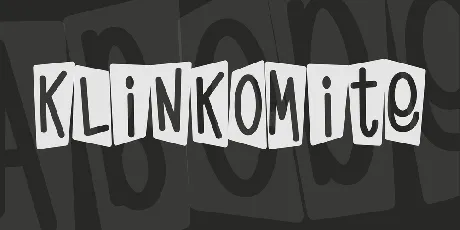 KlinkOMite font