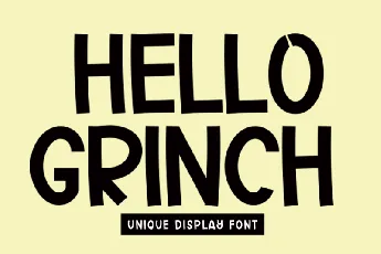 Hello Grinch font