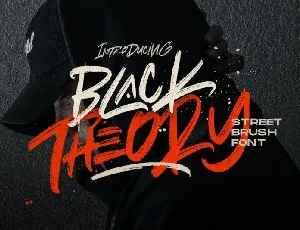 Black Theory Urban Brush font