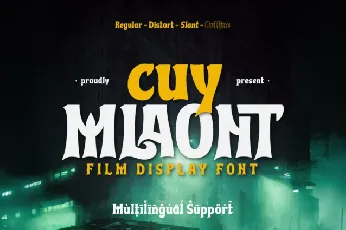 Cuy Mlaont font