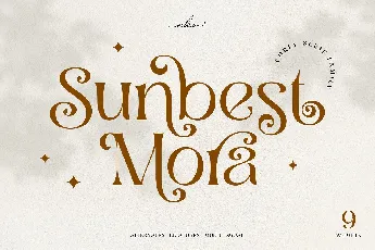 Sunbest Mora font