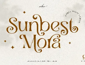 Sunbest Mora font