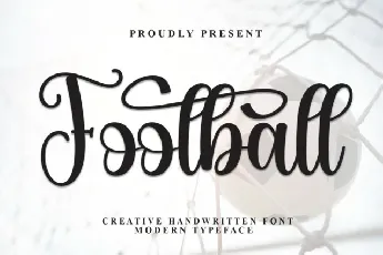 Football Calligraphy font