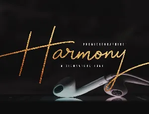 Harmony font