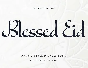 Blessed Eid font