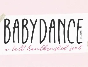 Babydance font