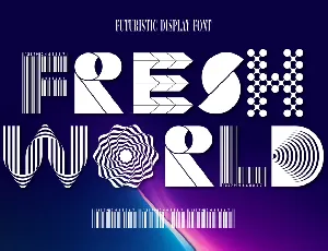 Fresh World Demo font