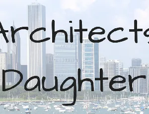 Architects Daughter font