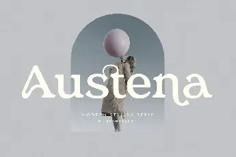 Austena font