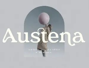 Austena font