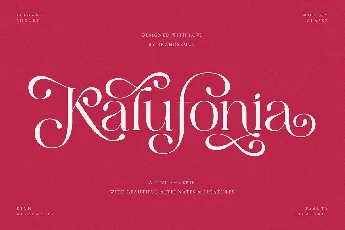 Kalufonia font