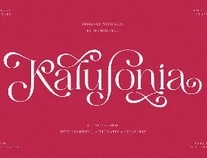 Kalufonia font