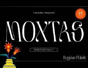 Moxtas Family font