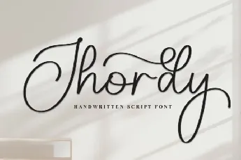 Jhordy Calligraphy font