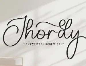 Jhordy Calligraphy font