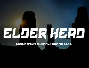 Elder Head Serif font