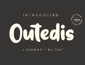 Outedis font