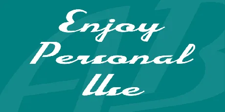 Enjoy Personal Use font