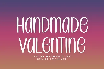 Handmade Valentine Typeface font