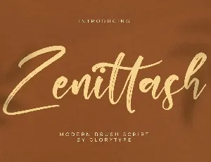 Zenittash font