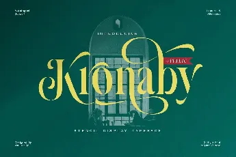 Kronaby font