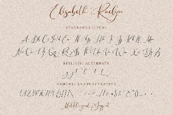 Elisabeth Raelyn font