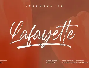 Lafayette font