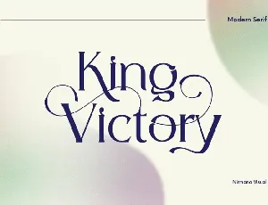 King Victory font