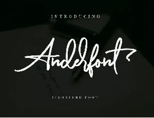 Anderfont Signature