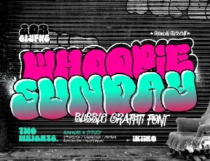 Whoopie Sunday font