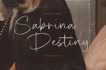 Sabrina Destiny font