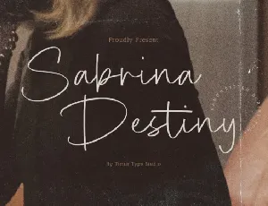 Sabrina Destiny font