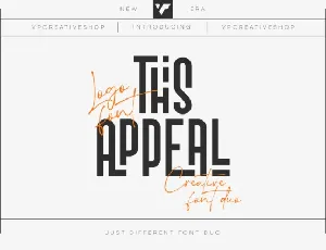 This Appeal font