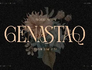 Genastaq font