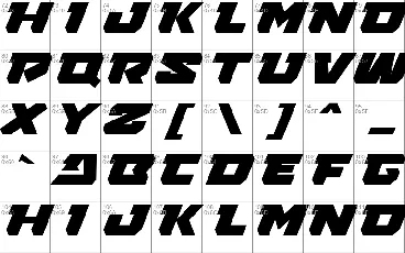 FORCE BATTLE font