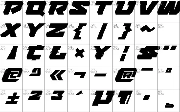 FORCE BATTLE font