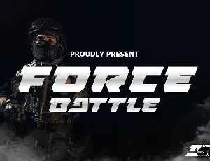 FORCE BATTLE font