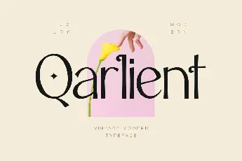 Qarlient font