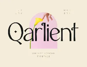 Qarlient font