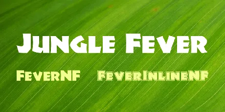 Jungle Fever font