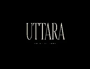 Uttara font