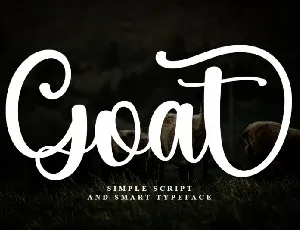 Goat Typeface font