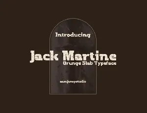 Jack Martine font