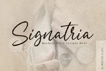 Signatria Script font